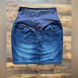 Old Navy Maternity Denim Skirt Size 16 | Stretch Panel | Comfy Cute Casual